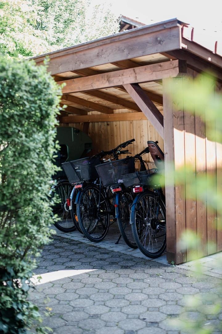 Fahrrad Häuschen