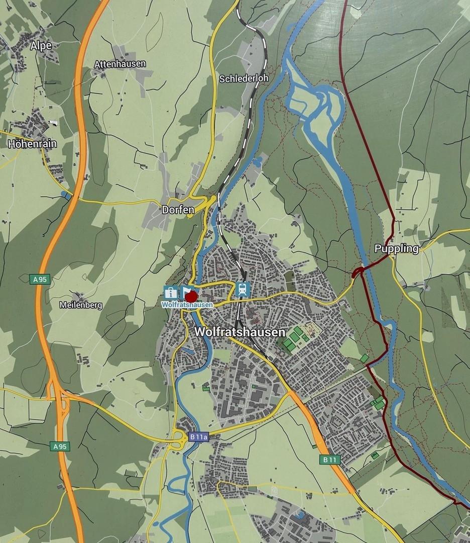 Wolfratshausen Karte