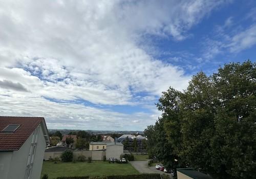 Blick vom Balkon