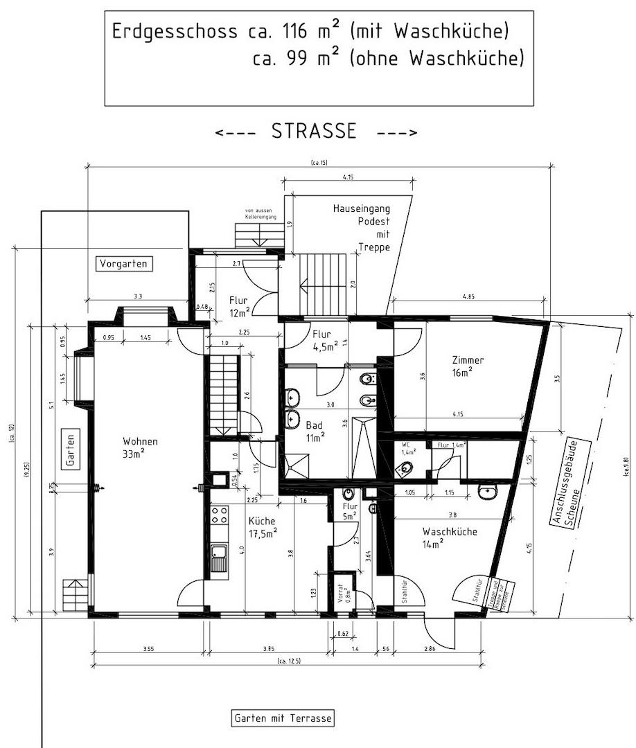 Grundriss Erdgeschoss