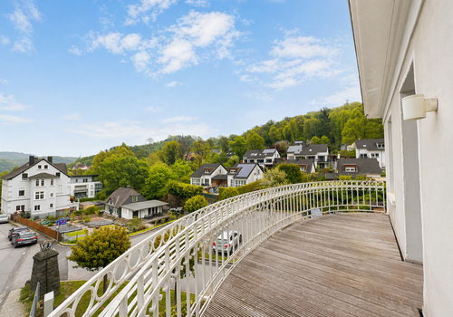 Tolle Aussicht Richtung Schloss