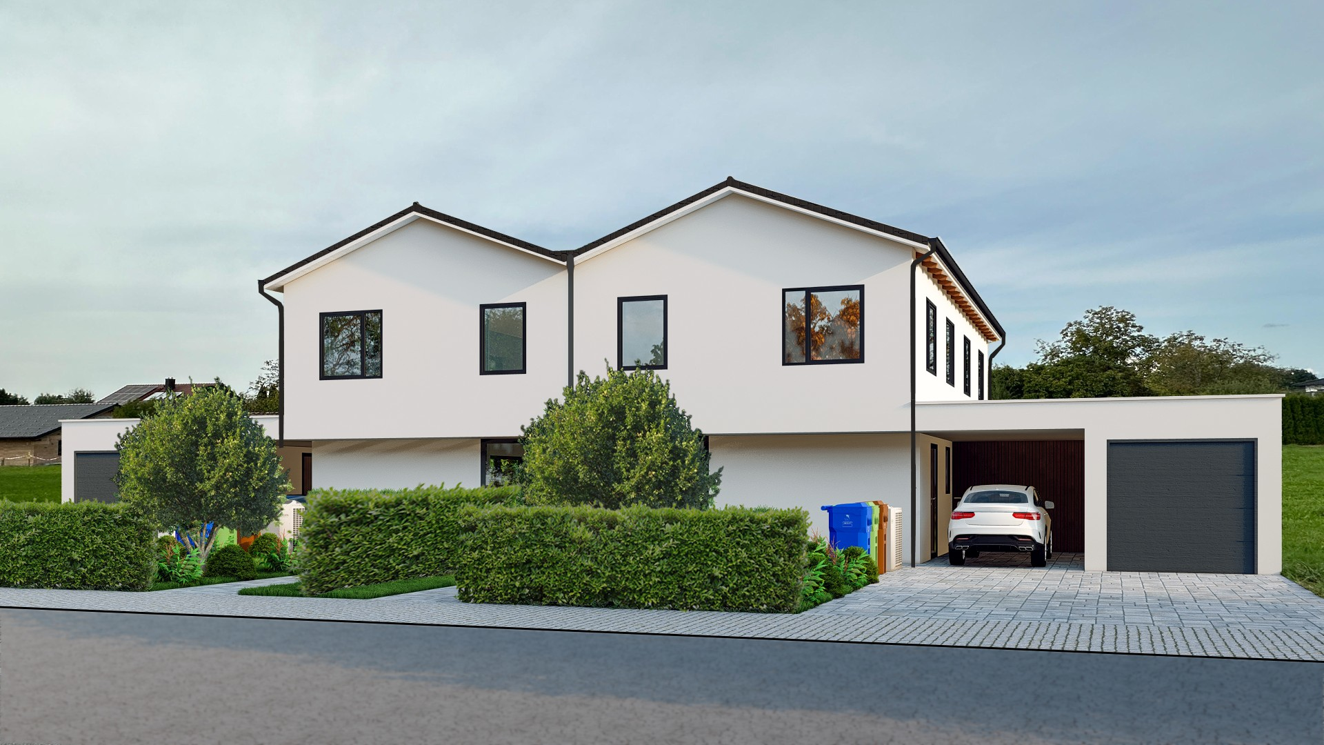 Visualisisierung ANS Straße