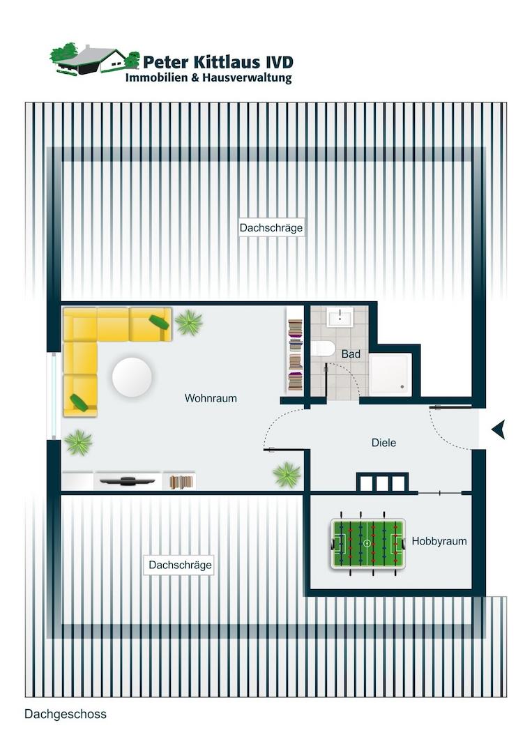 Grundriss der Wohnung