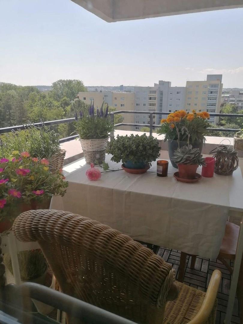 Blick 1 vom Balkon