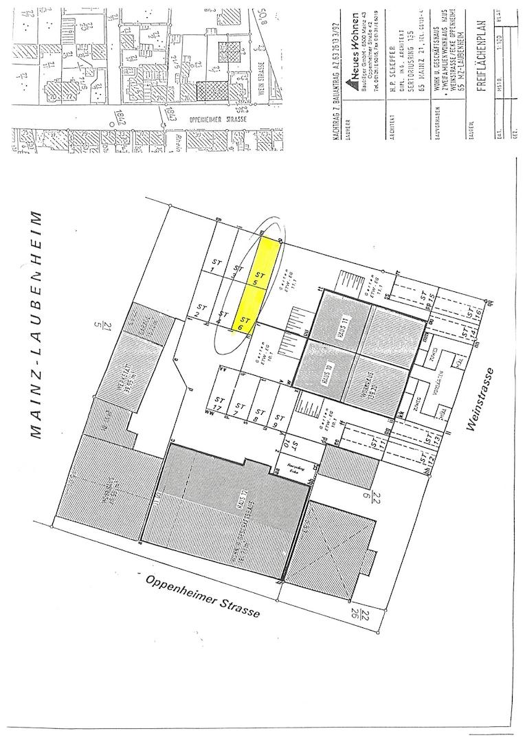 Grundriss Stellplätze