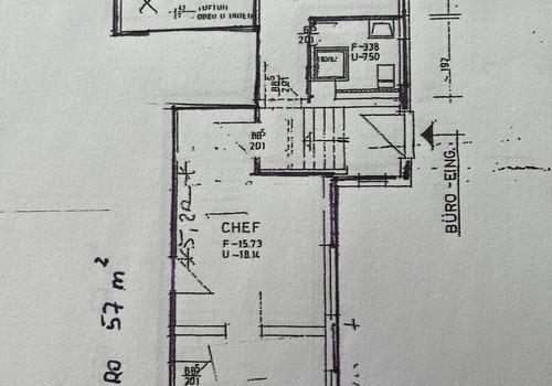 Grundriss Büro