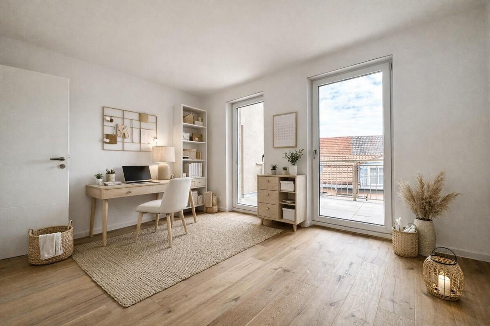 Arbeitszimmer (KI-Staging)