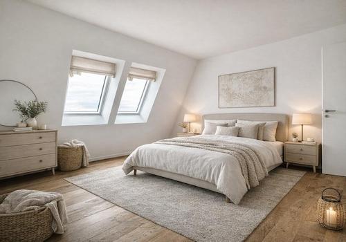 Schlafzimmer (KI-Staging)