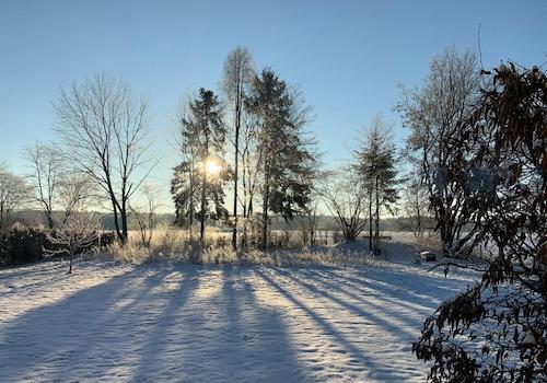 Baugrund Winter