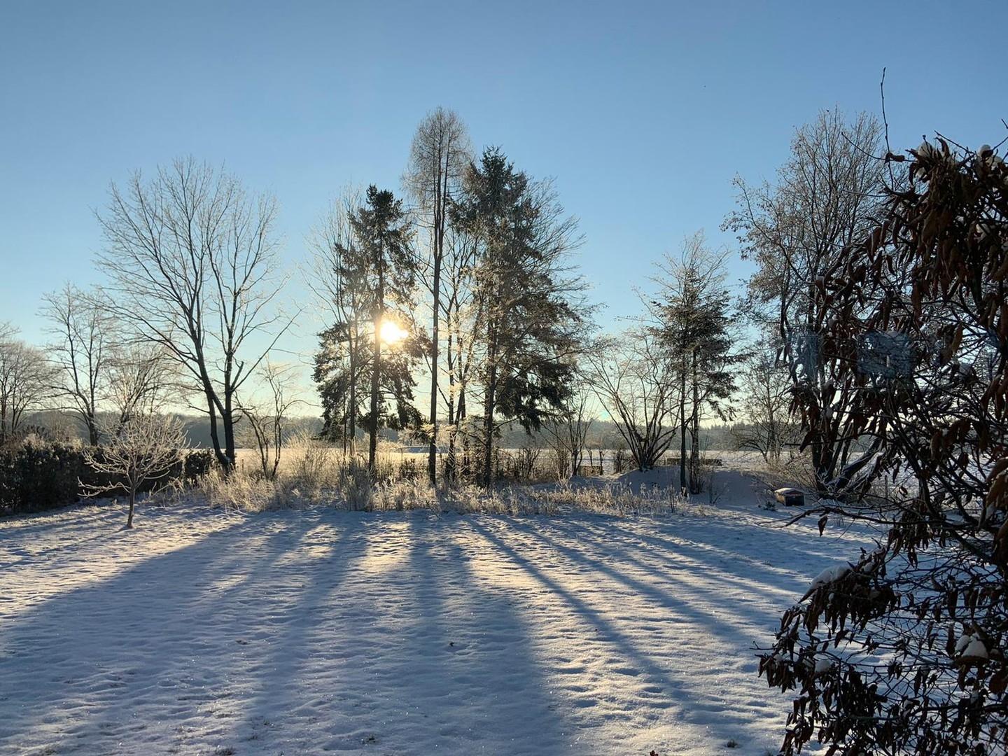 Baugrund Winter