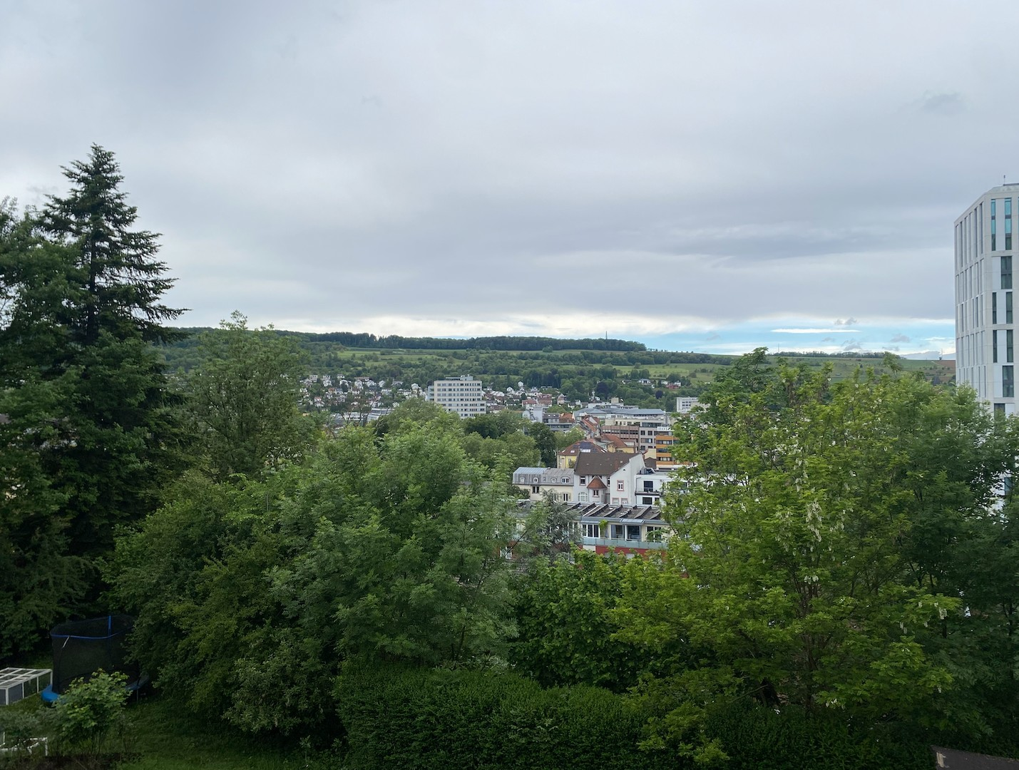 Aussicht Wohnzimmer Westseite 