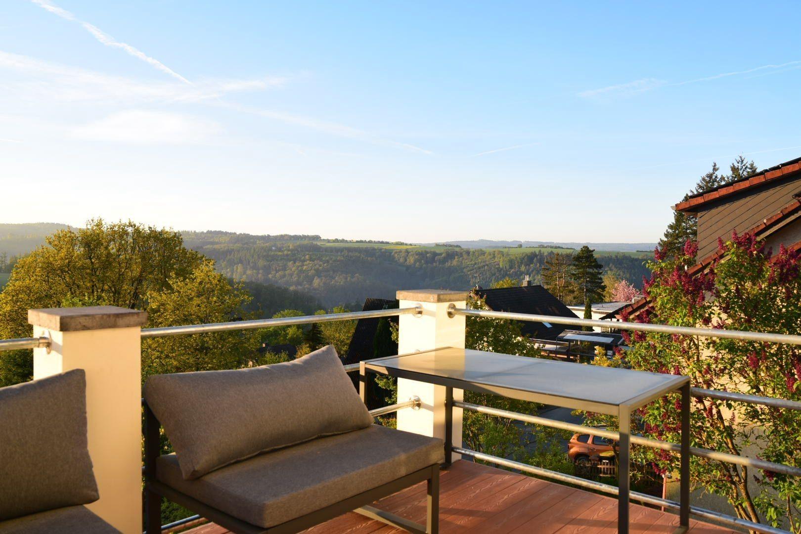 Blick EG-Balkon