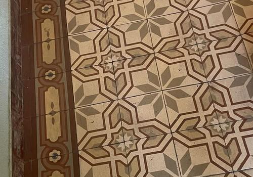 Fußbodendetail