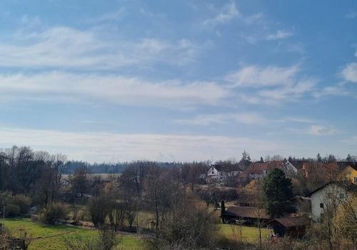 Blick auf kleinen Bach