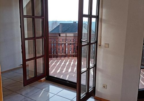 Zugang z. Balkon Südseite 8 qm