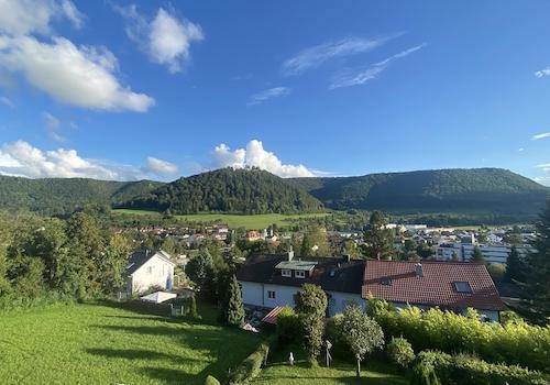 Aussicht vom Balkon