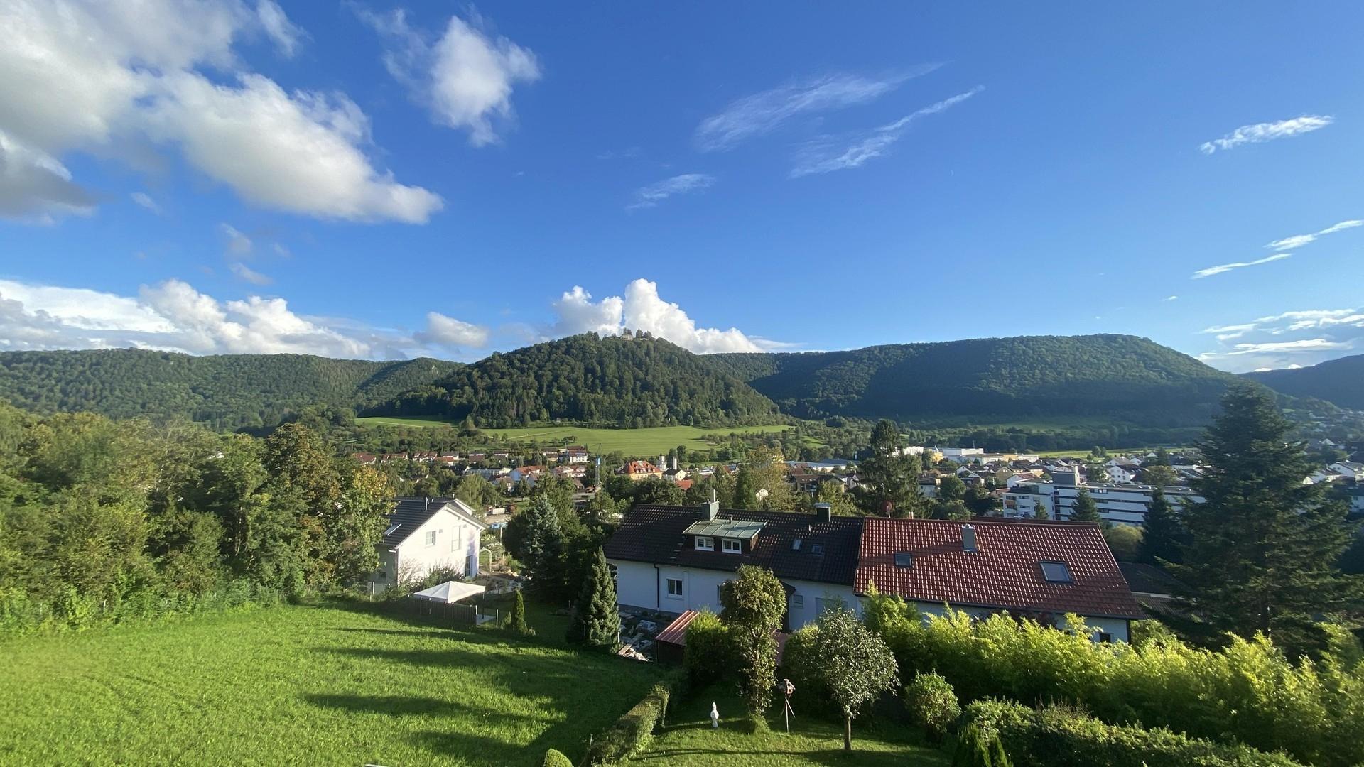 Aussicht vom Balkon