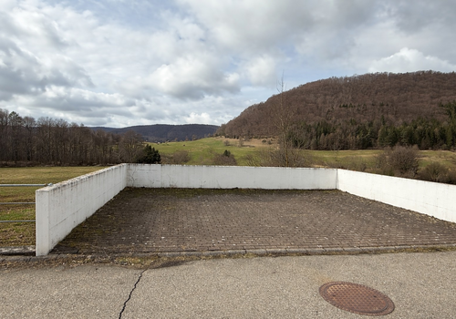 Stellplatz auf Garagendach
