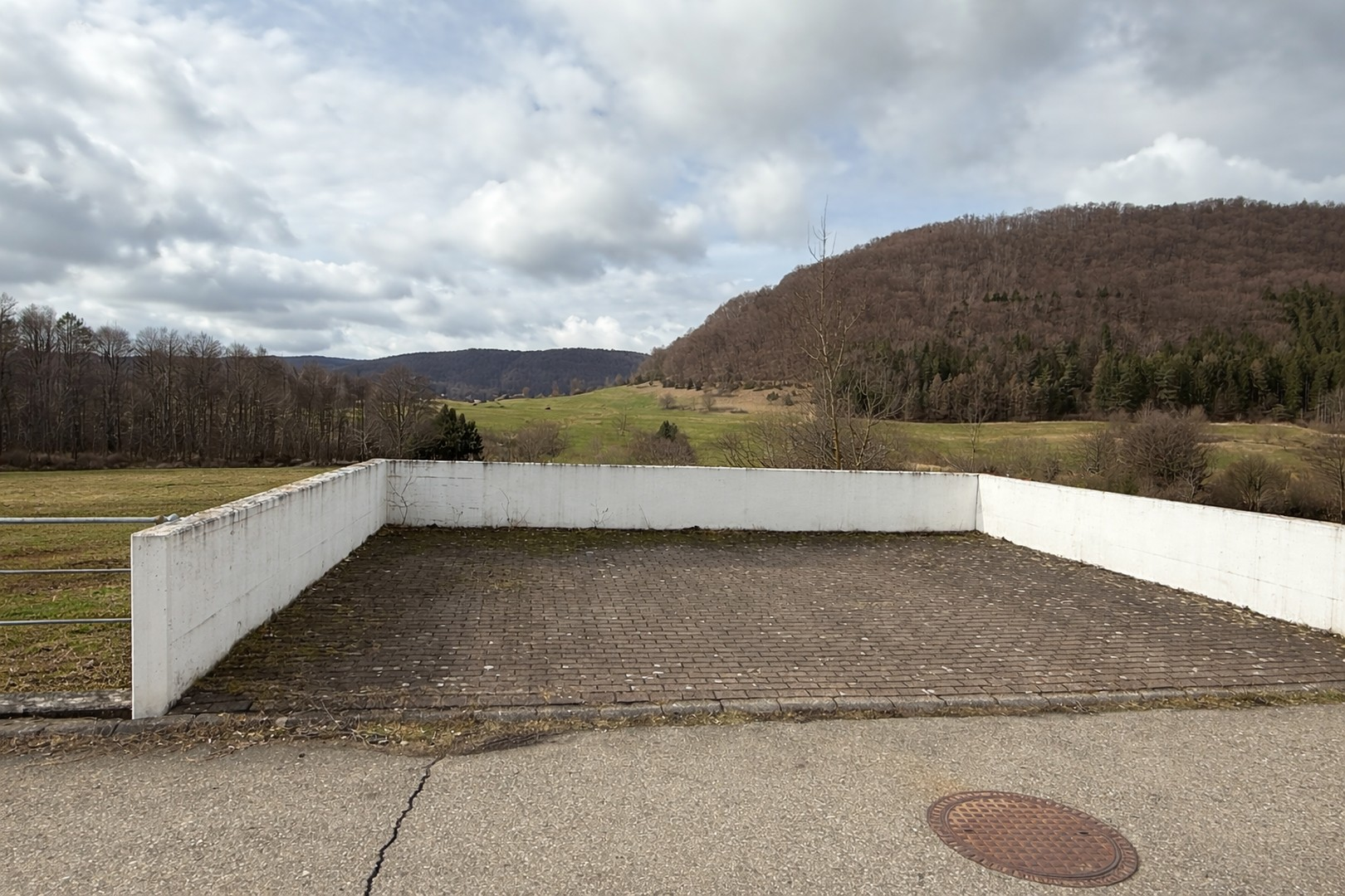 Stellplatz auf Garagendach