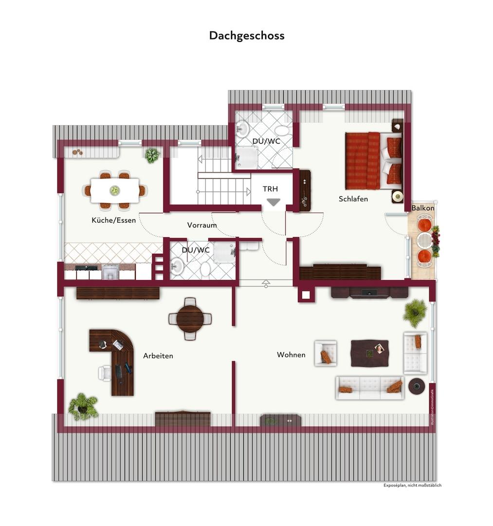 Grundriss Dachgeschoss