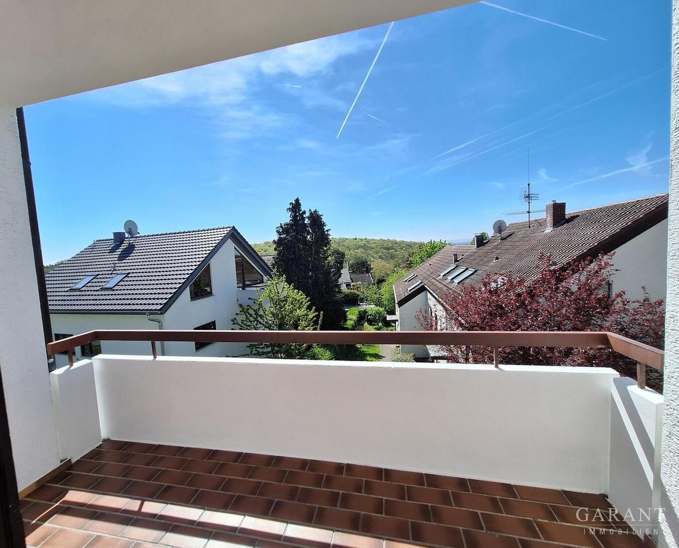 Balkon mit Aussicht