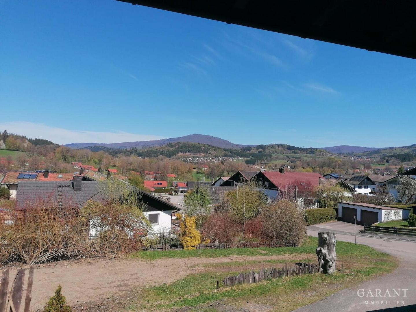 Aussicht vom Balkon