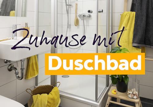 Einziehen in eine Wohnung mit modernem Duschbad