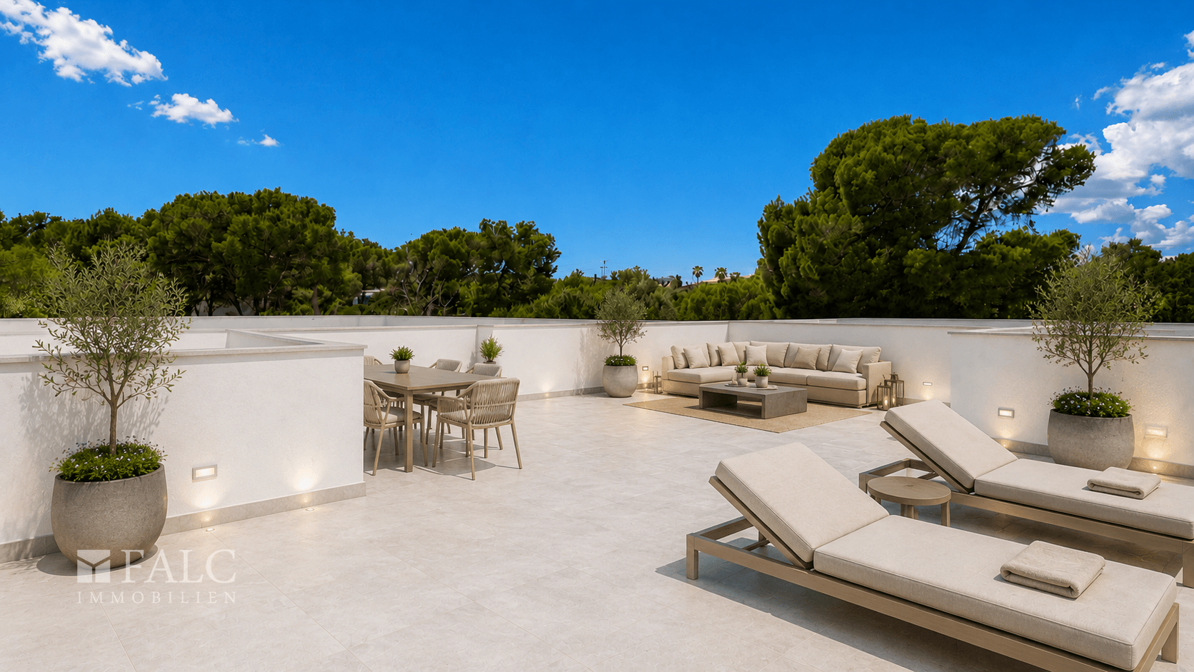 Dachterrasse Beispiel KI