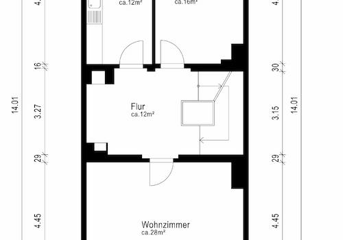 Grundriss 1 Obergeschoss