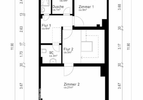 Grundriss Dachgeschoss
