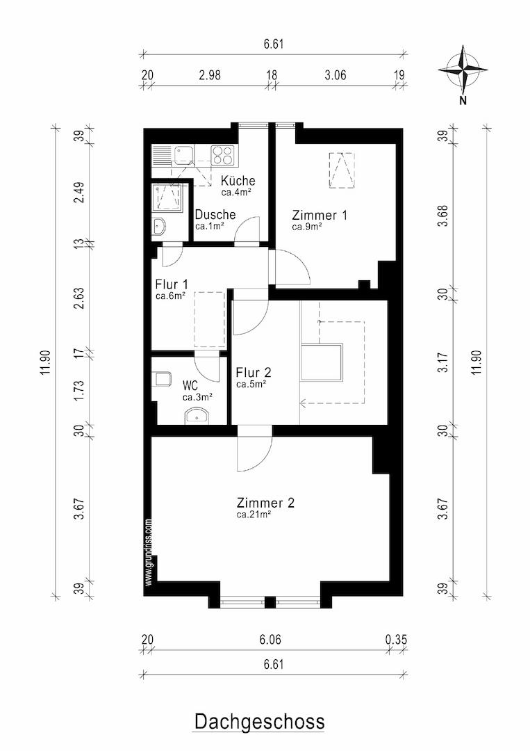 Grundriss Dachgeschoss