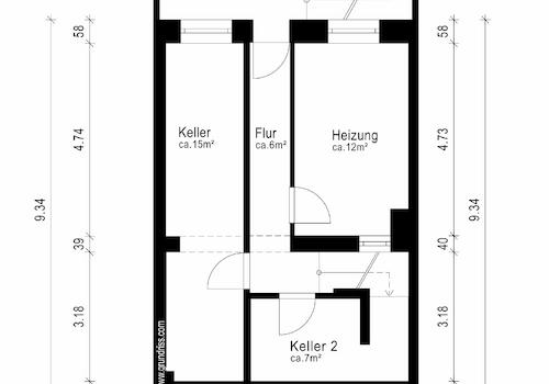 Grundriss Kellergeschoss