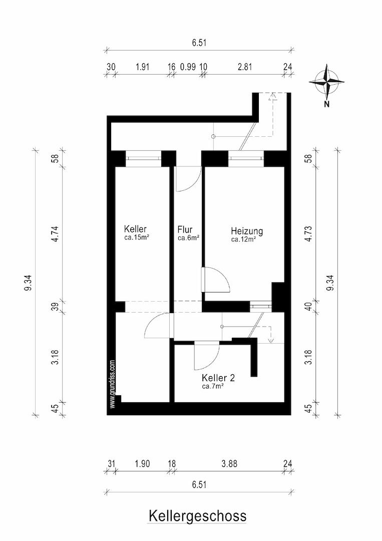 Grundriss Kellergeschoss