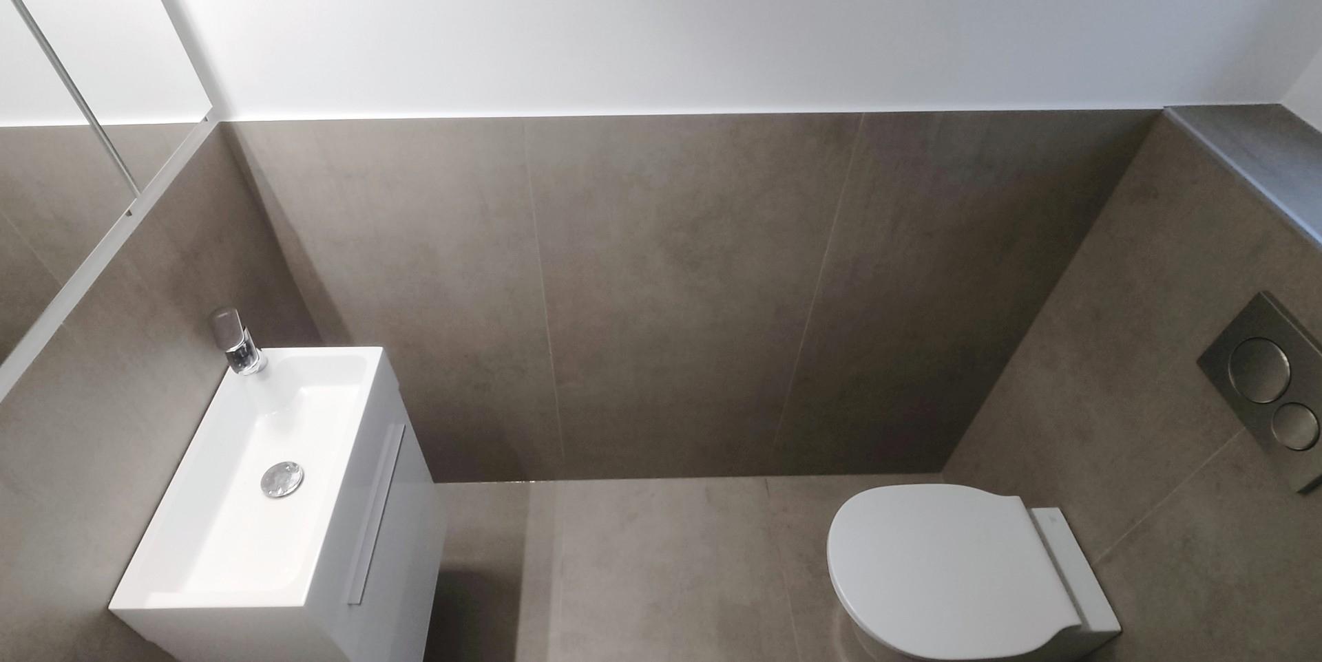 Das WC im Erdgeschoss