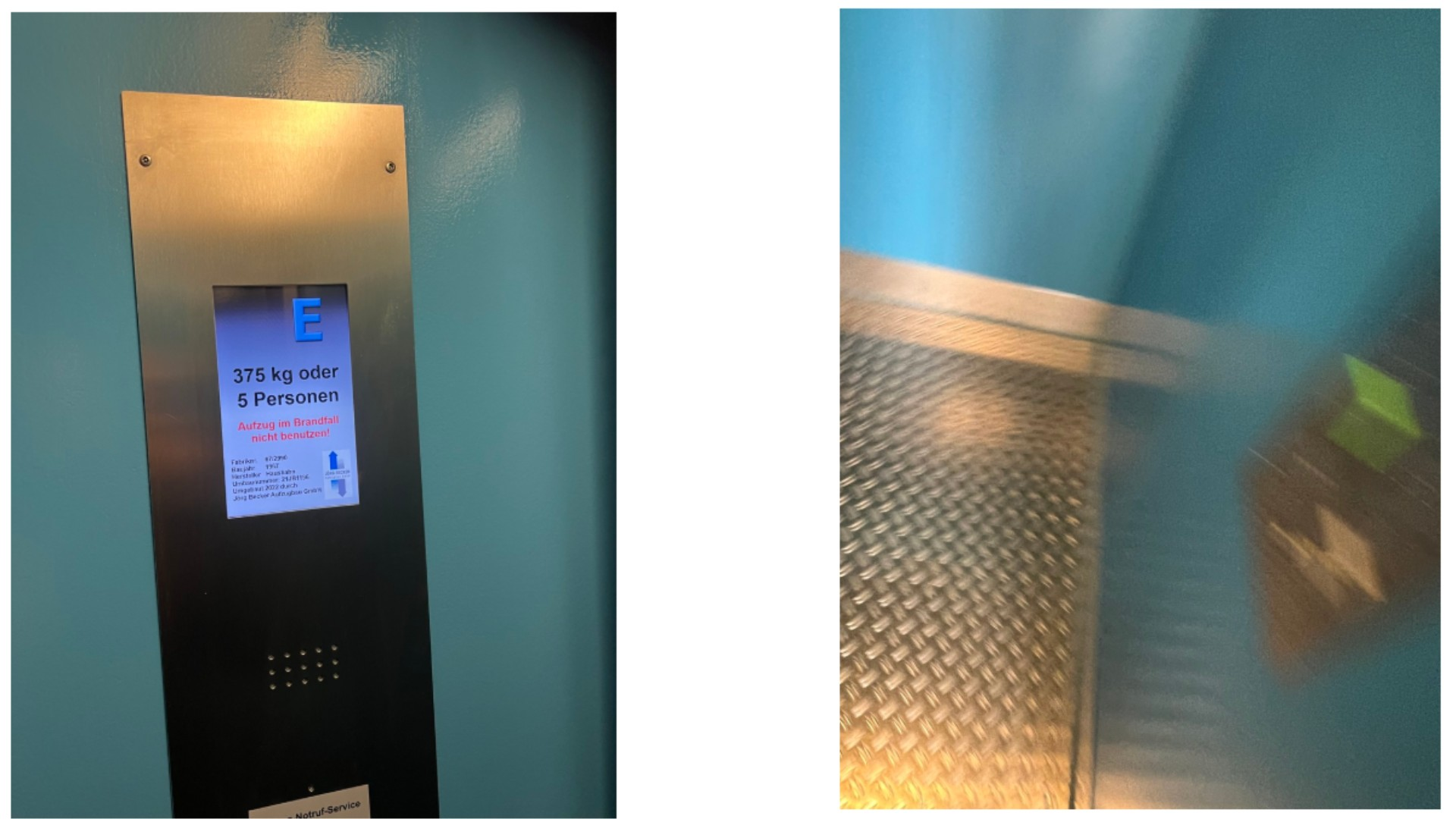 Aufzug modernisiert