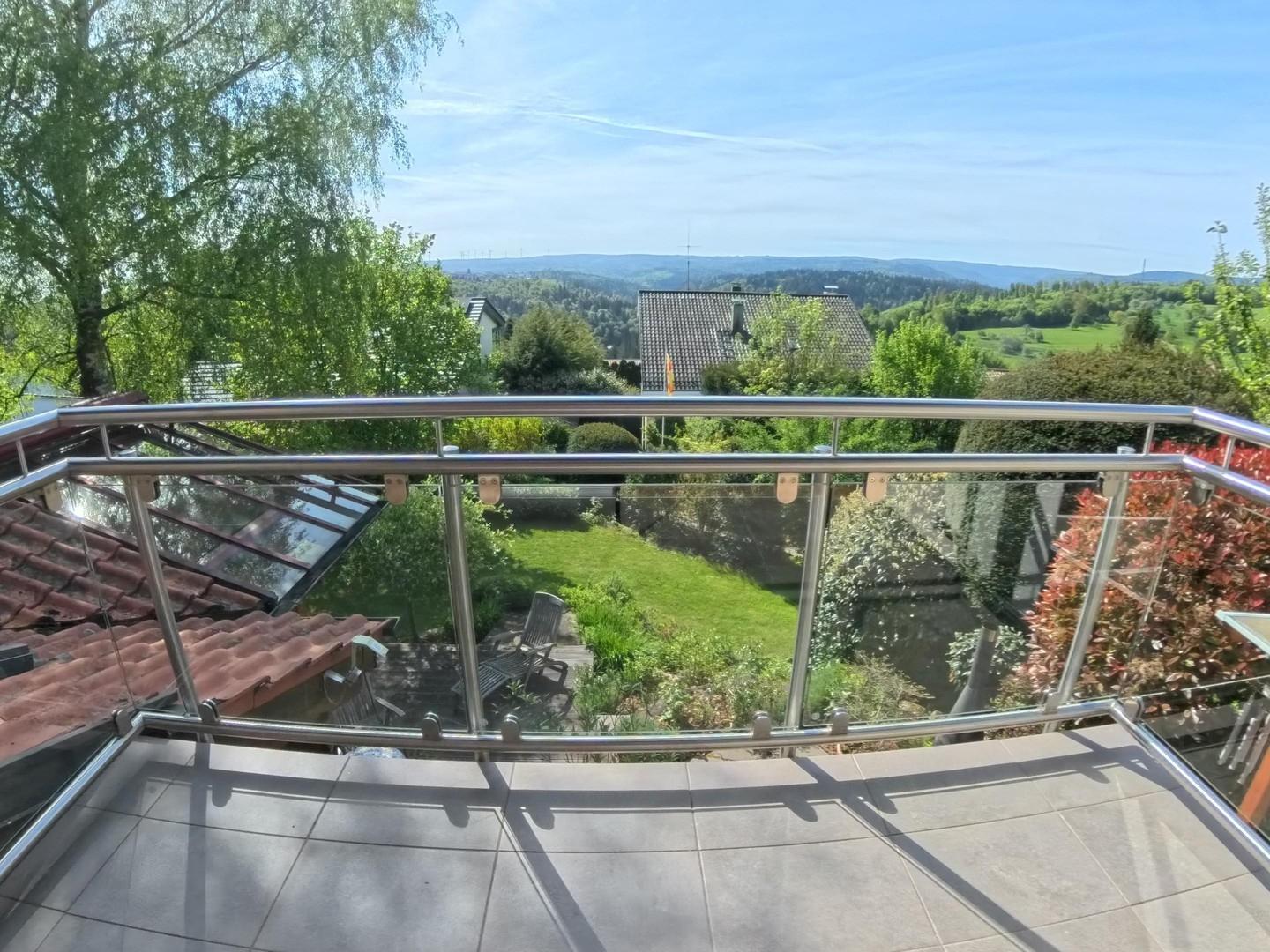 Blick vom Balkon 