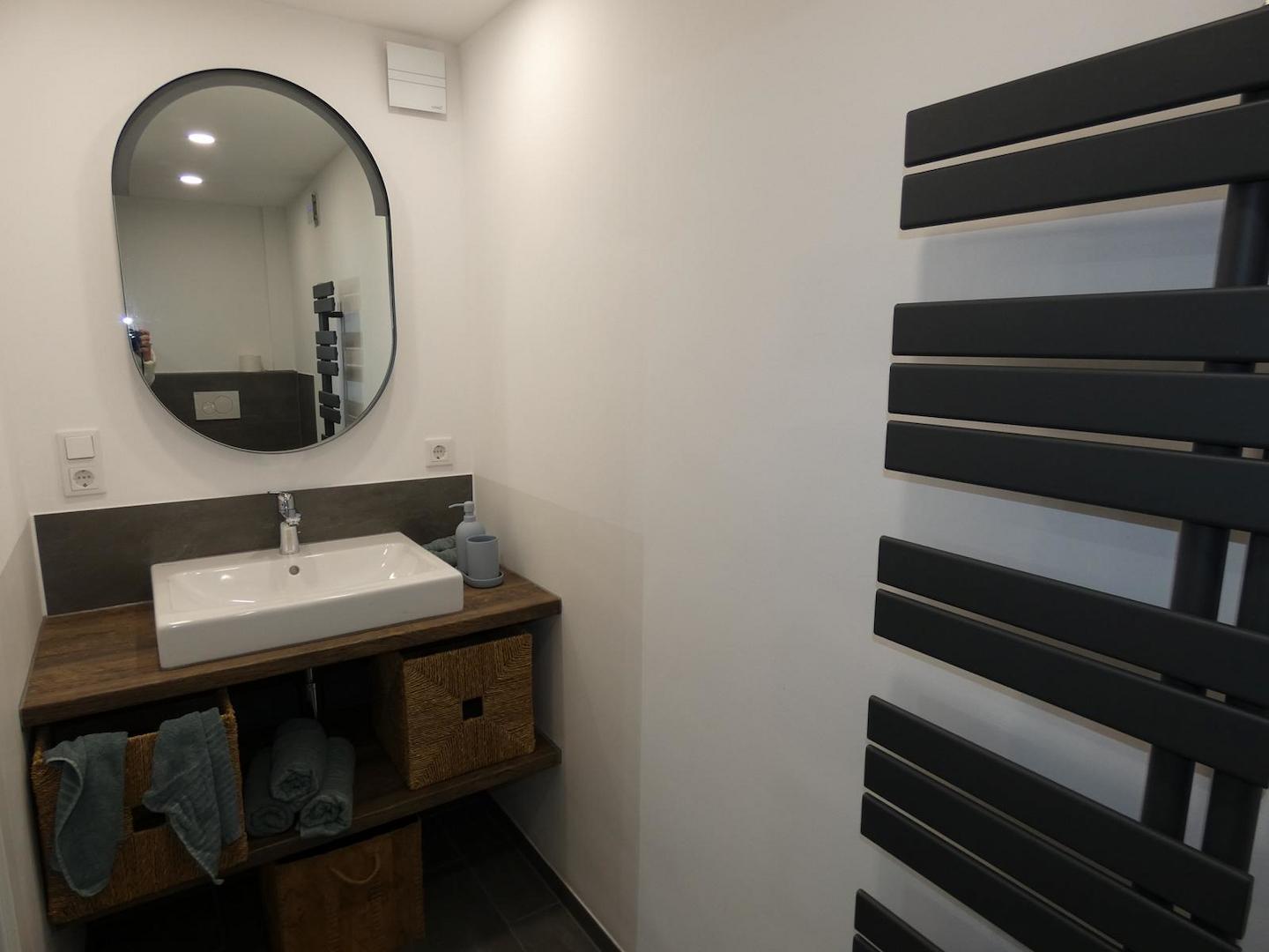 Badezimmer im Anbau