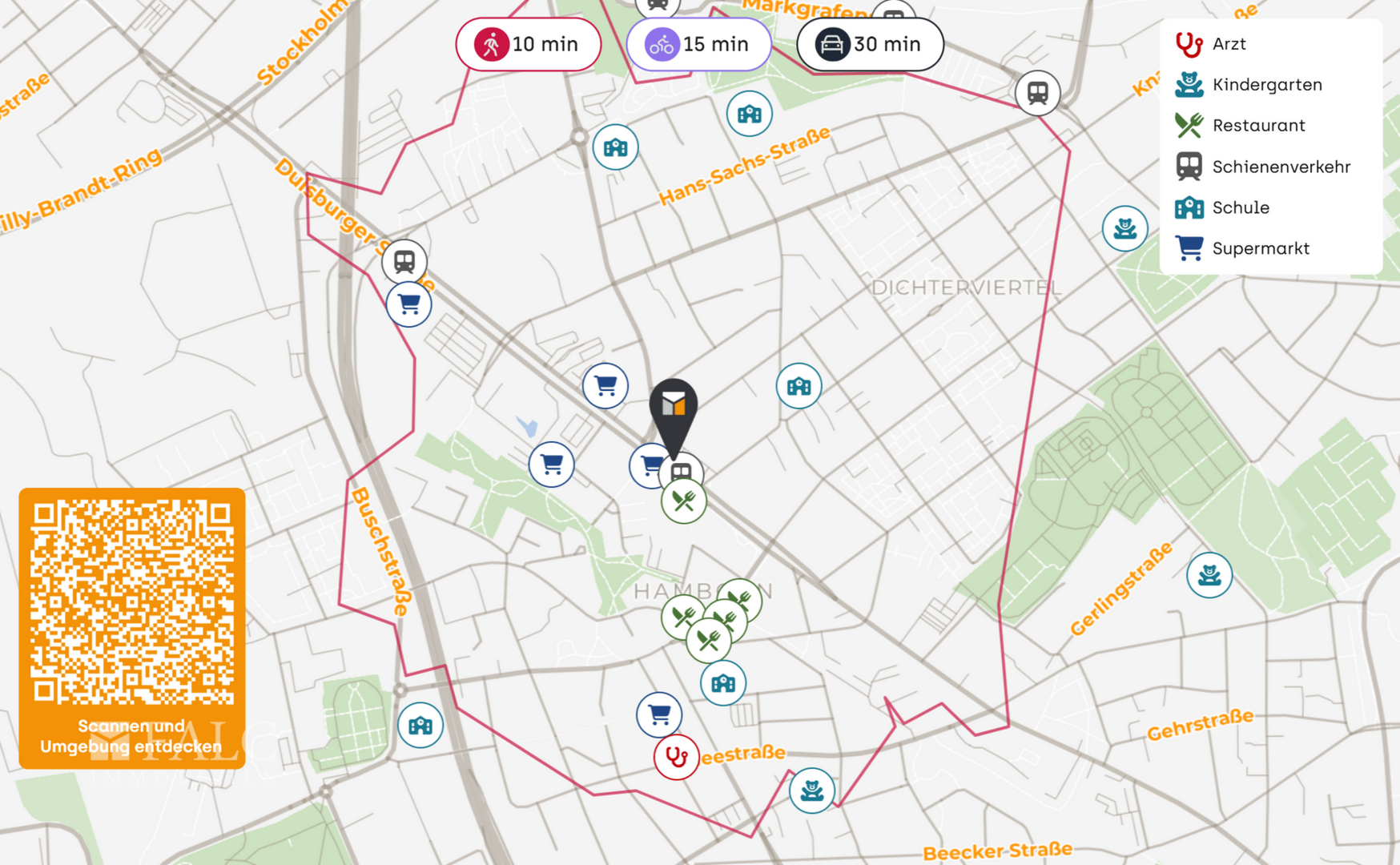 Mikro-Lageplan