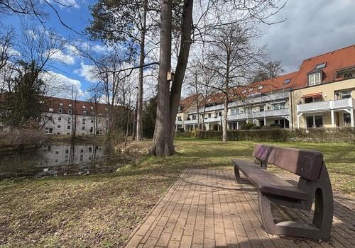 Ruheplatz  am Teich