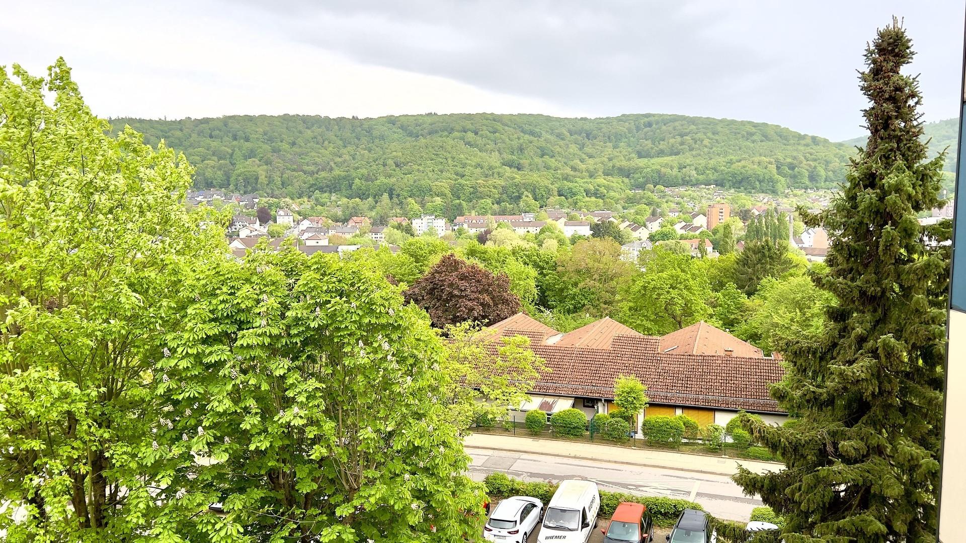 Aussicht aus dem Balkon