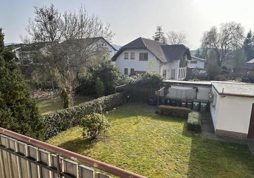 Aussicht vom Balkon