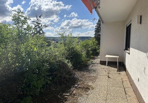 Terrasse vor den Kinderzimmern