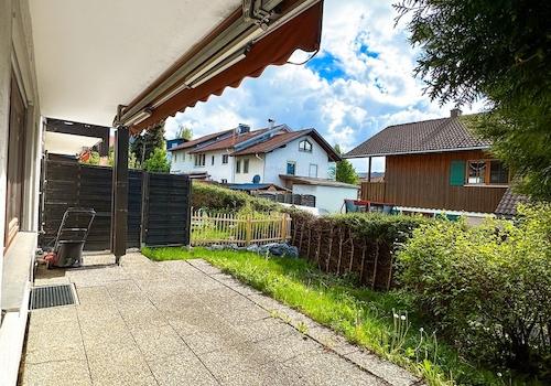 Terrasse und Garten