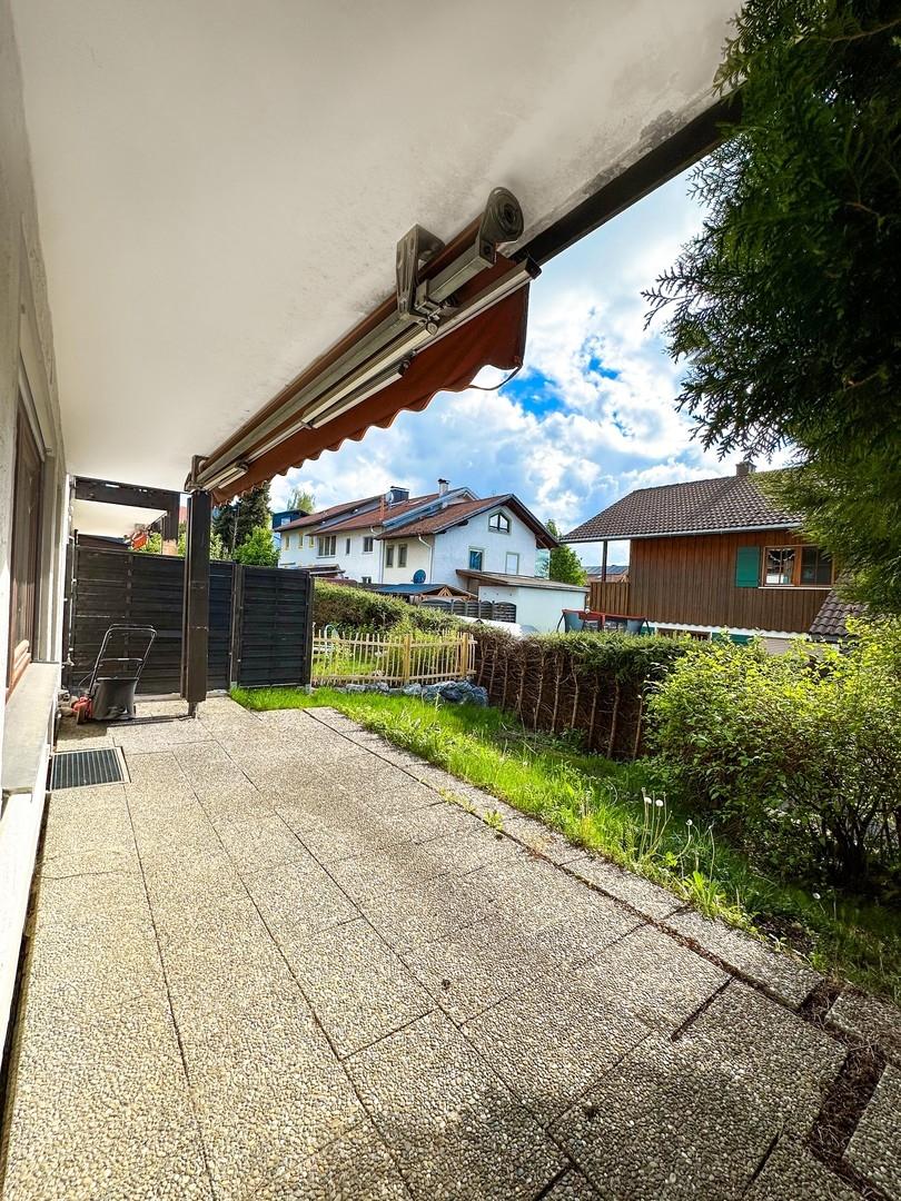 Terrasse und Garten