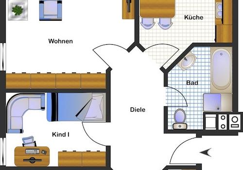Grundriss Obergeschoss