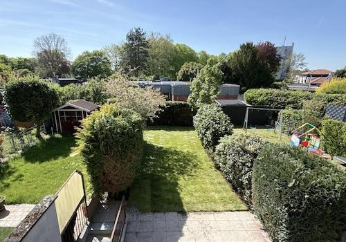 Garten von oben