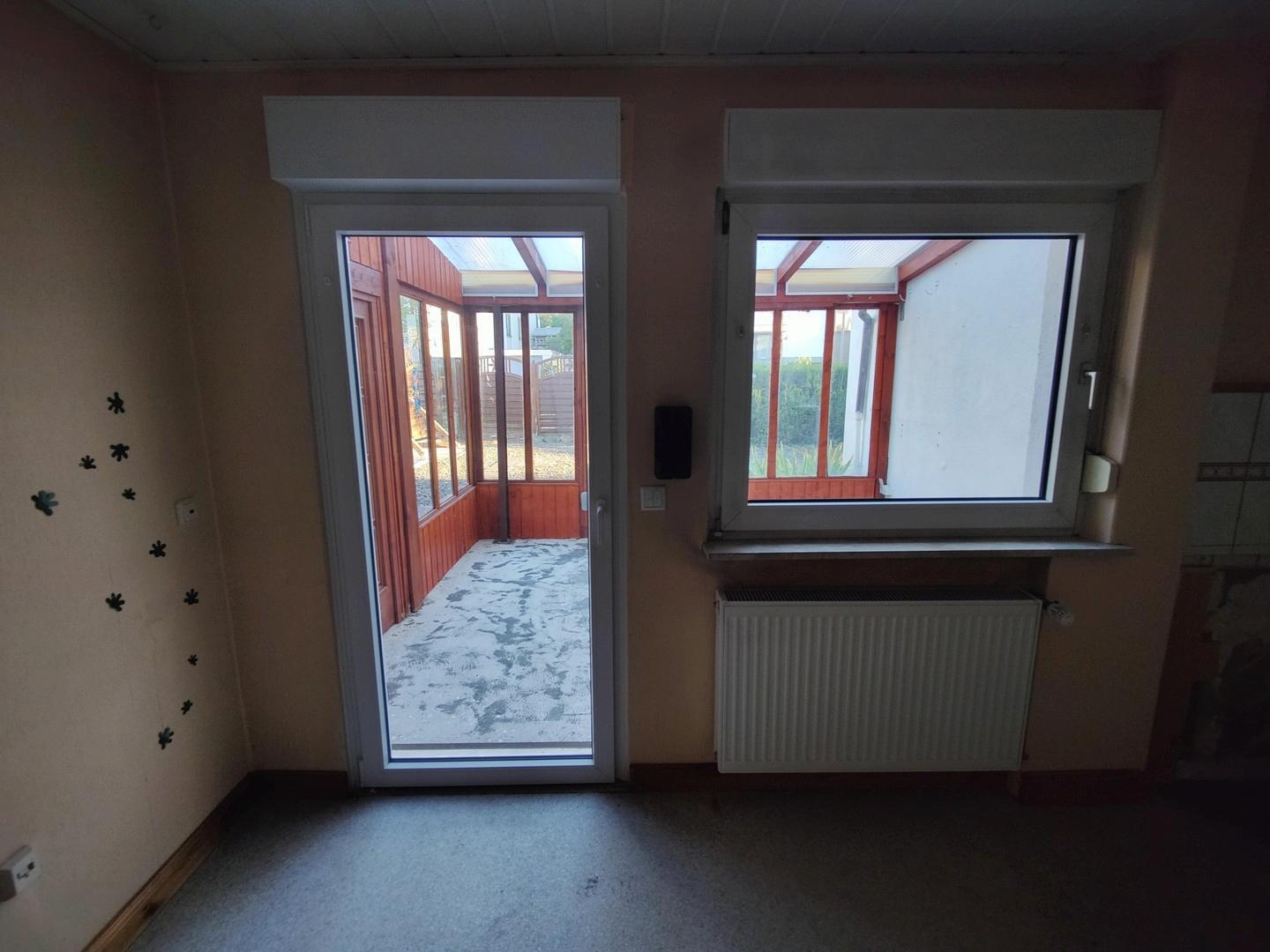 Übergang zum Wintergarten