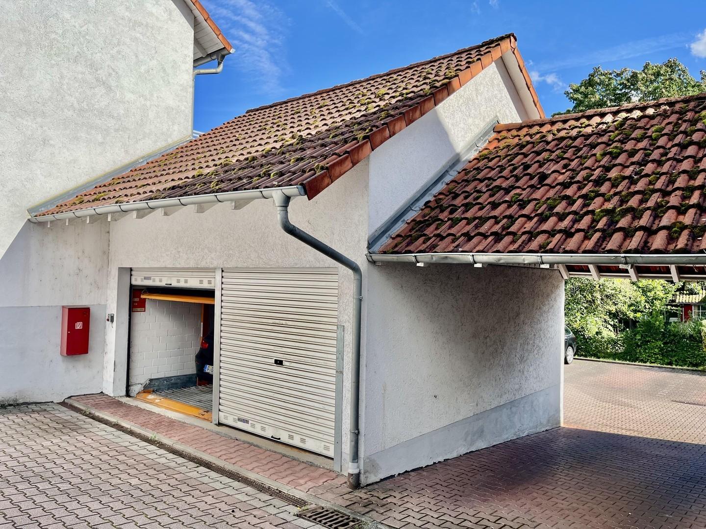 Garage mit Doppelparker