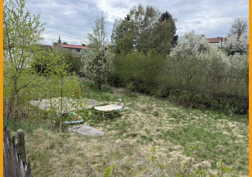 Blick über das Grundstück