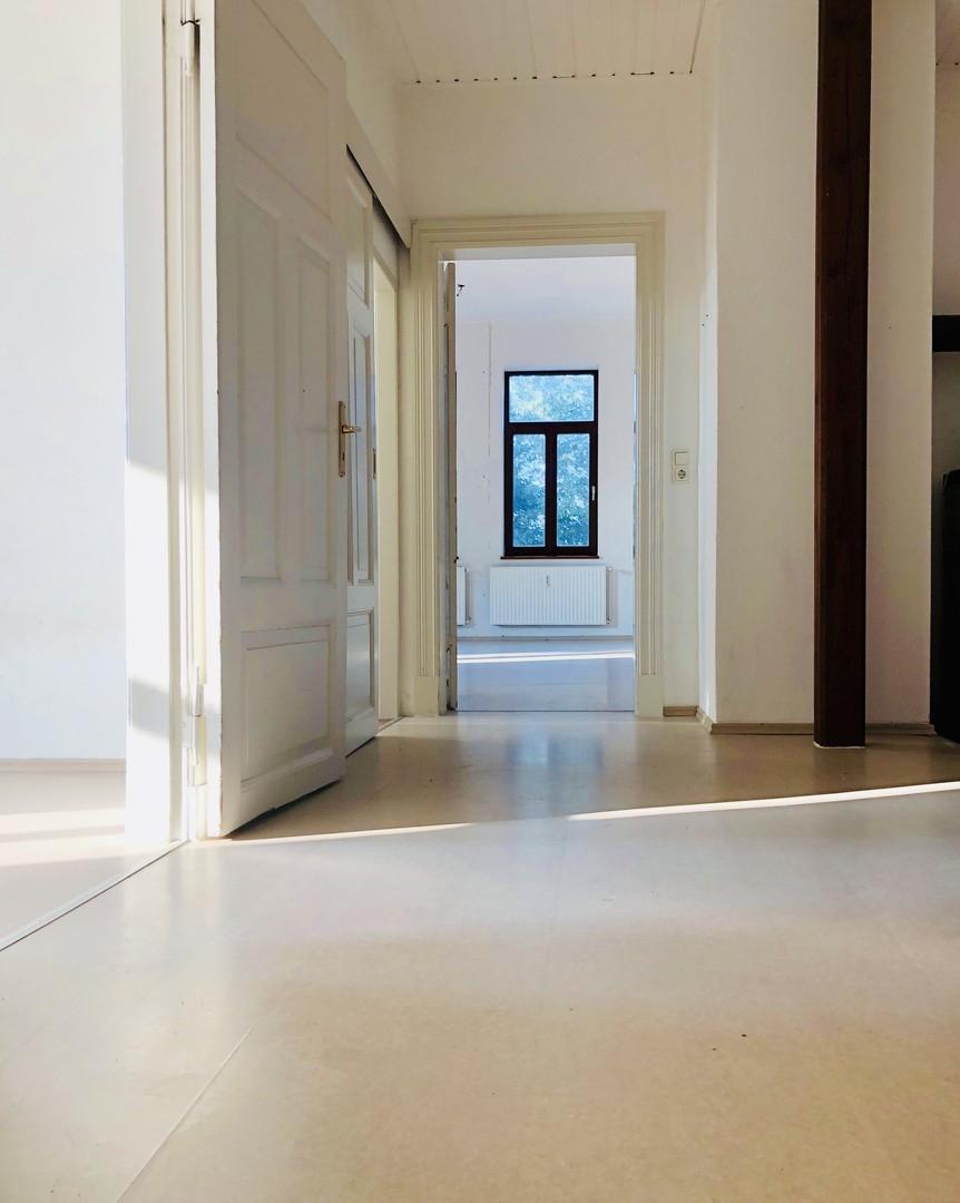 Blick Haupflur zum Wohnzimmer